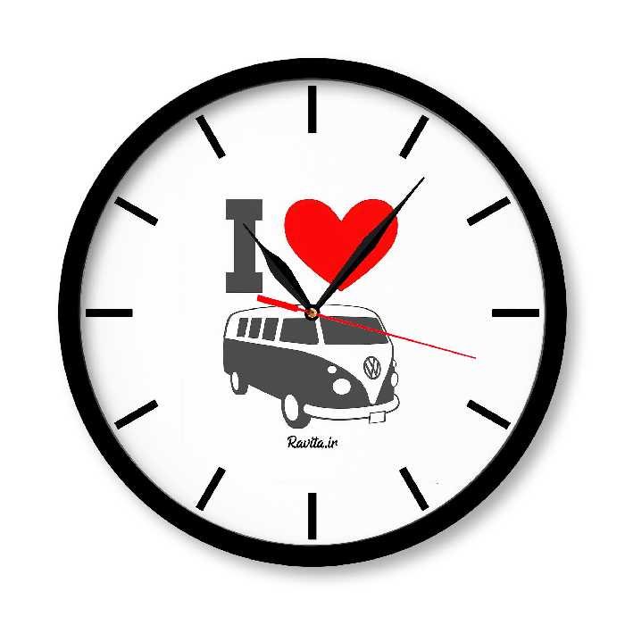 ساعت‌های دیواری راویتا طرح ماشین 3092