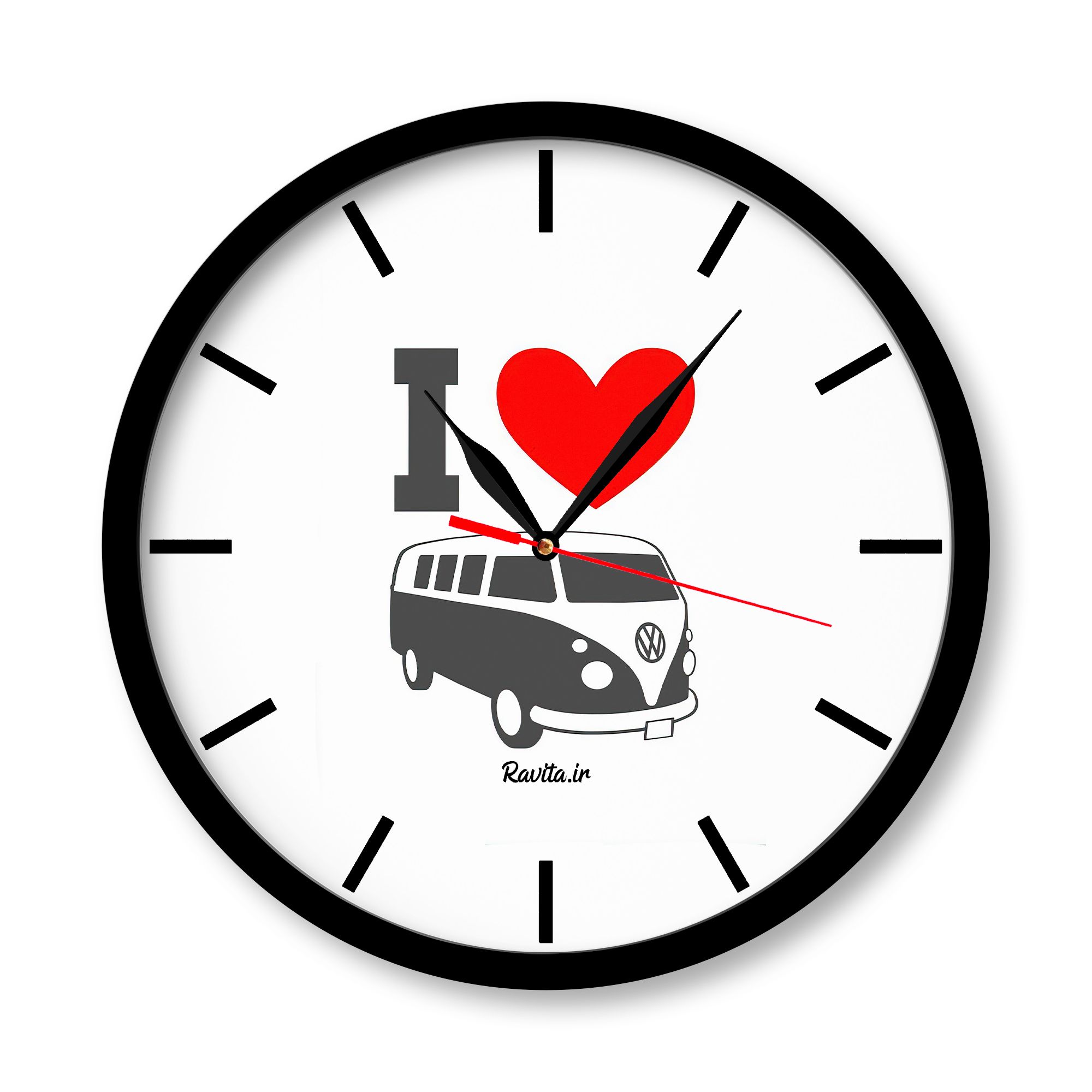 ساعت‌های دیواری راویتا طرح ماشین 3092