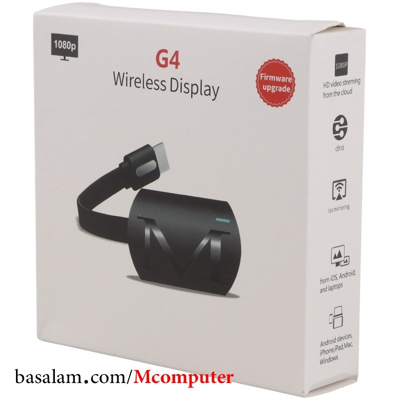 تبدیل اتصال گوشی موبایل به تلویزیون G4 (دانگل وای فای Hdmi)