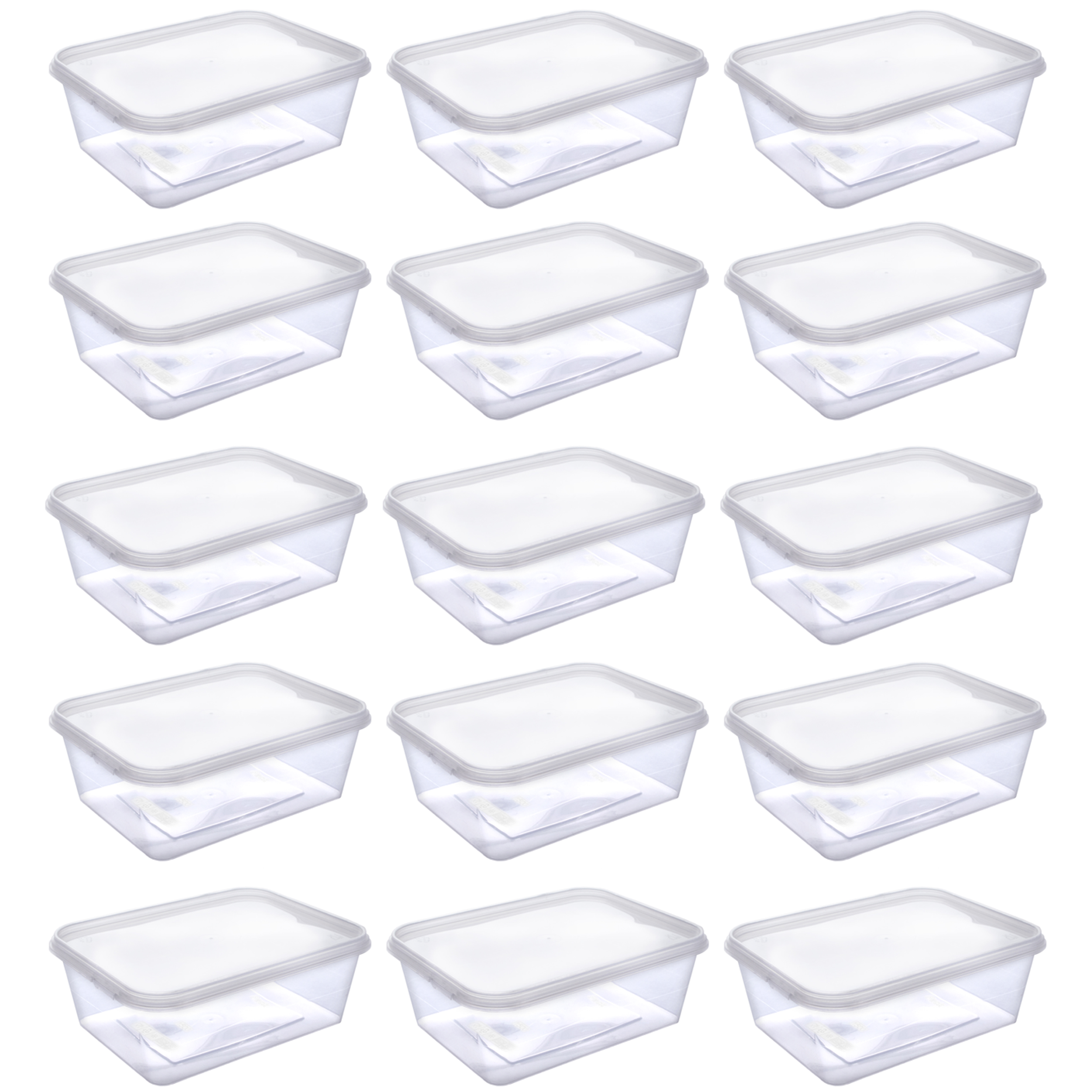 ظرف نگهدارنده مدل فریزری pack کد 1500cc مجموعه 15 عددی