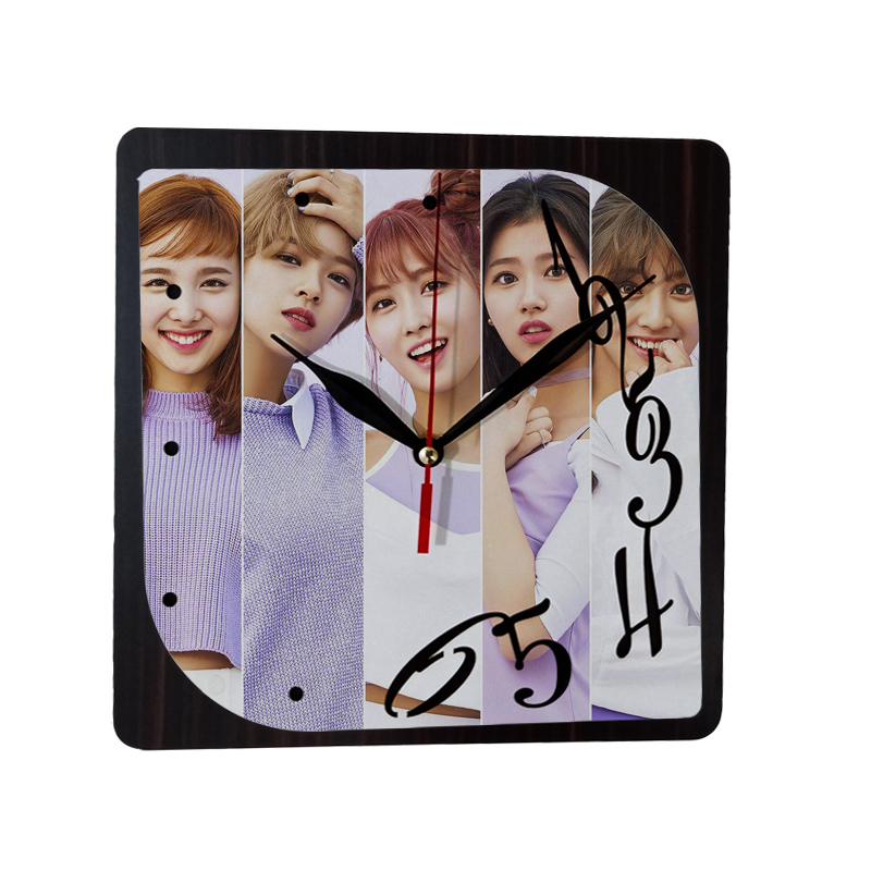 ساعت دیواری طرح گروه توایس TWICE کد Tc10