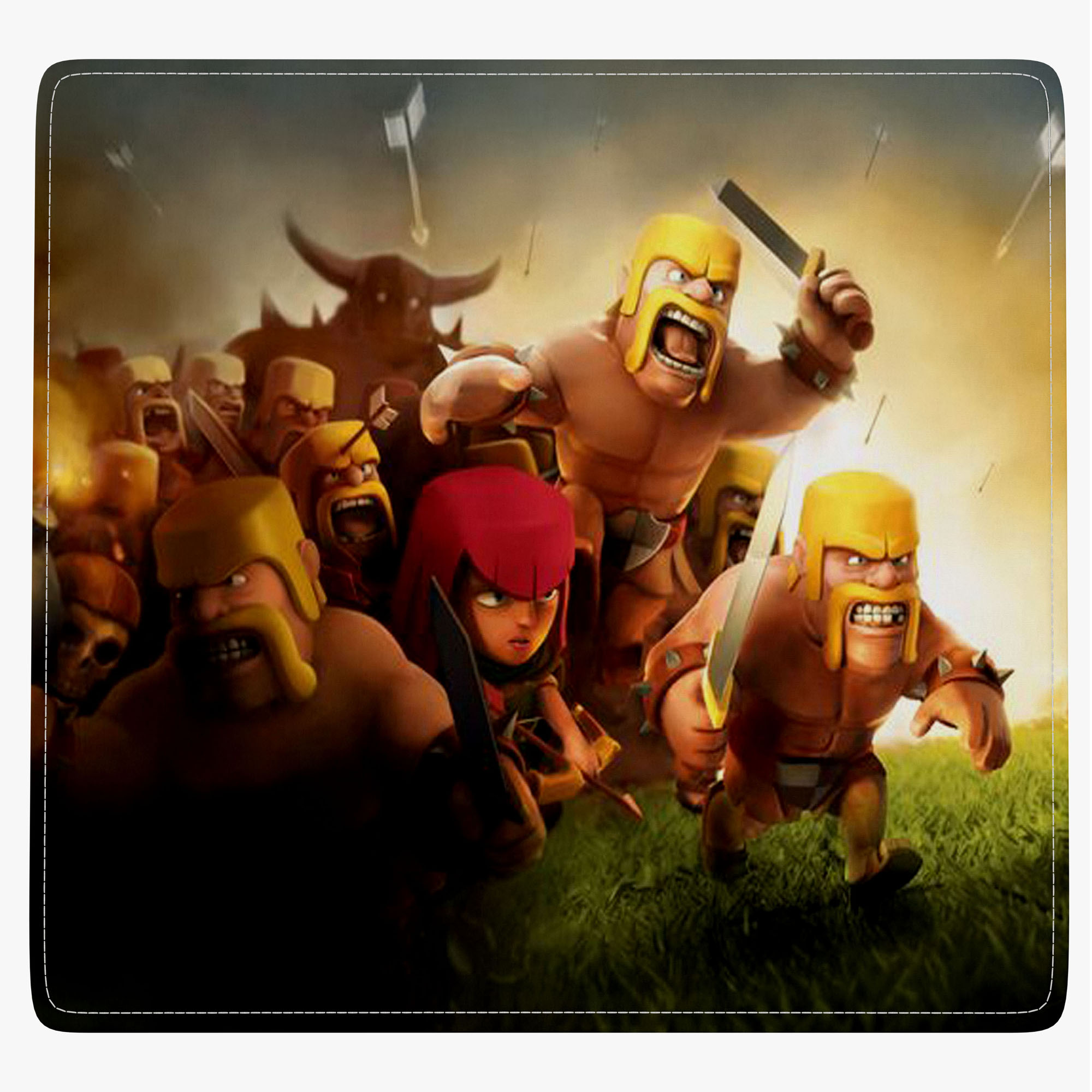 ماوس پد آی تمر مدل کلش آف کلنز کد 147