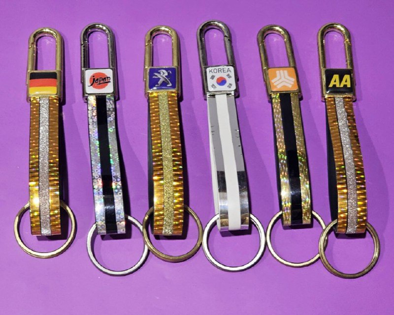 جاکلیدی مدبر تسمه ای ضخیم آرم خودرو