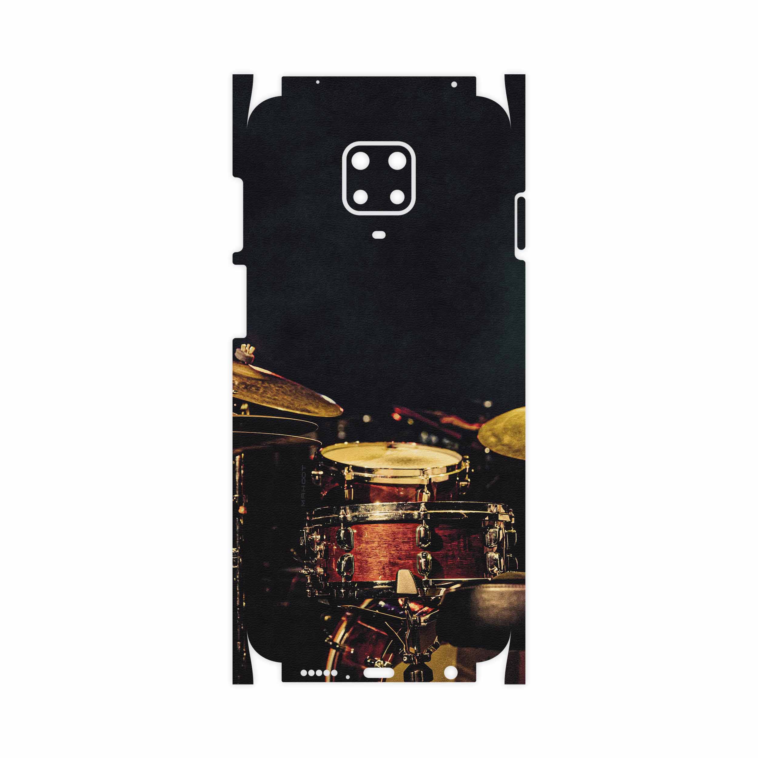 برچسب پوششی ماهوت مدل Drum Kit-FullSkin مناسب برای گوشی موبایل شیائومی Redmi Note 9 Pro
