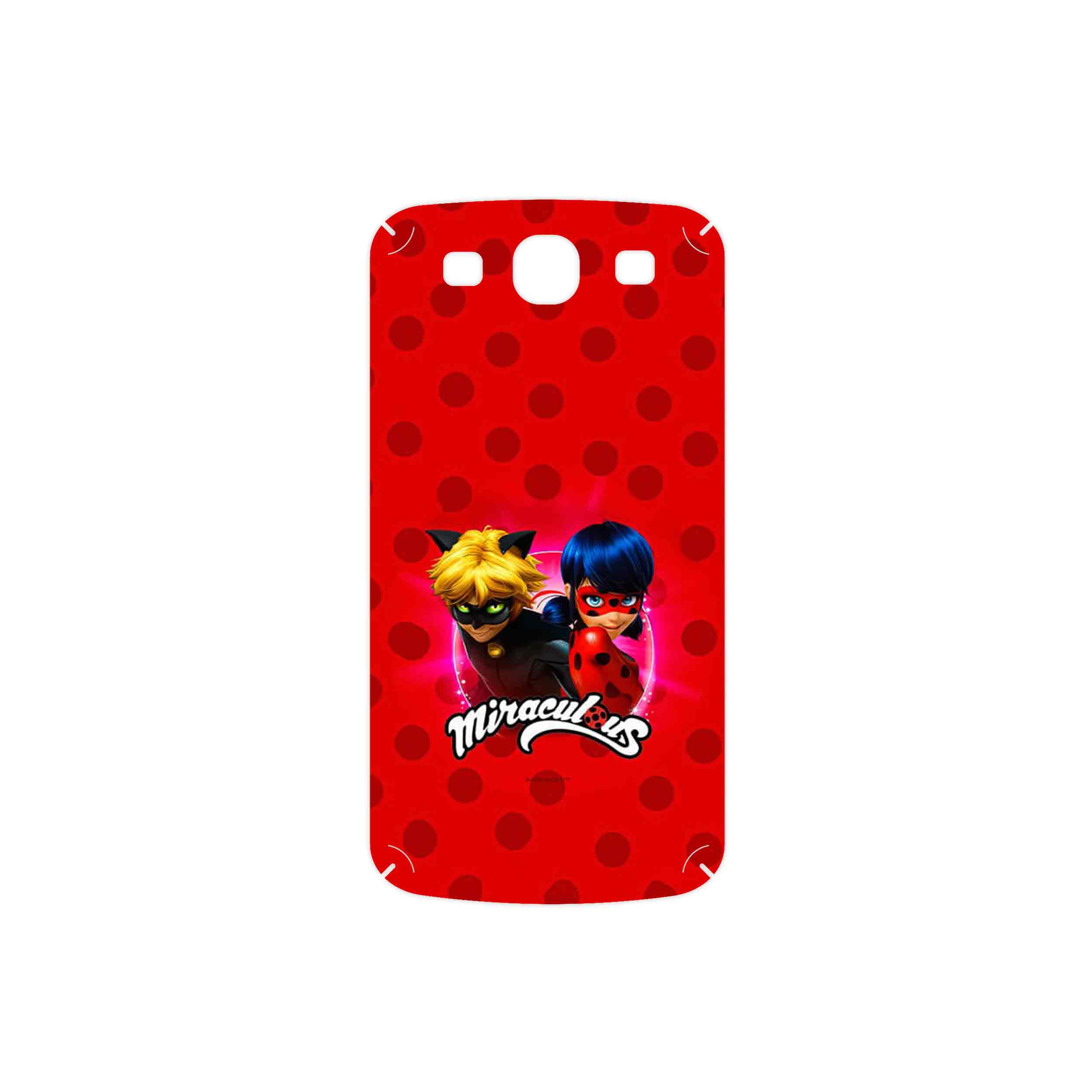 برچسب پوششی ماهوت مدل Ladybug and Cat Noir مناسب برای گوشی موبایل سامسونگ Galaxy S3 Neo