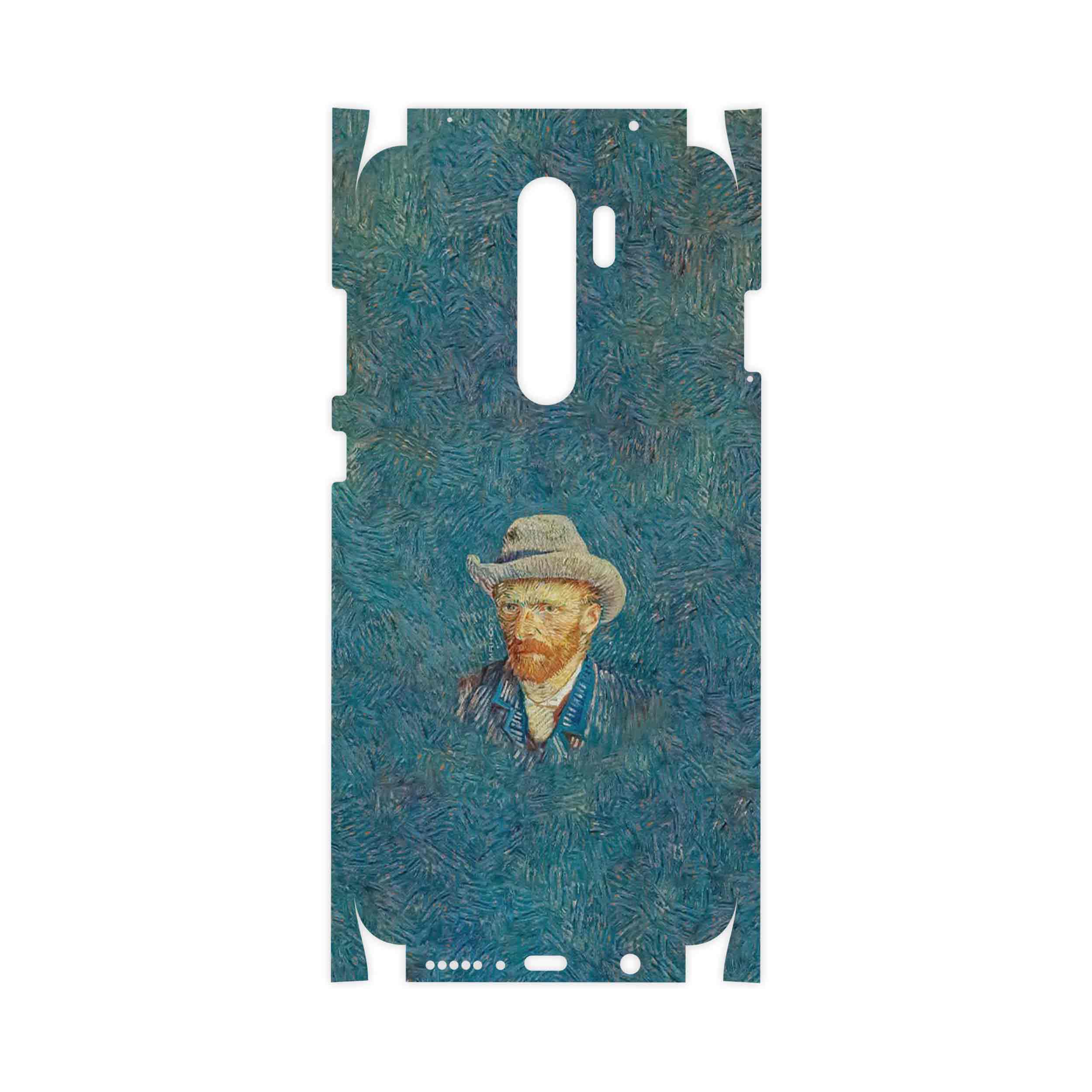 برچسب پوششی ماهوت مدل Self portrait with a gray felt hat-FullSkin مناسب برای گوشی موبایل شیائومی Redmi Note 8 Pro