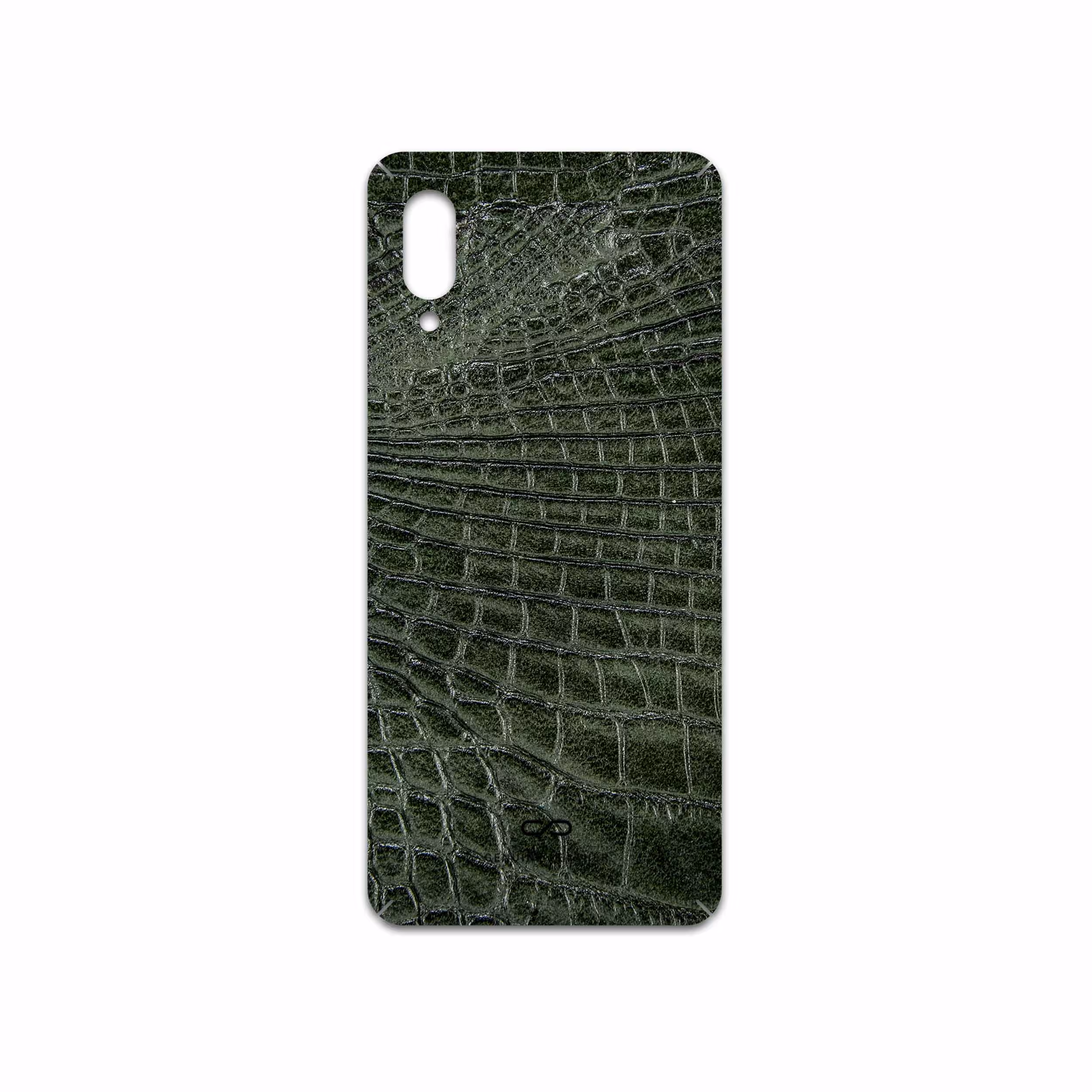 برچسب پوششی ماهوت مدل Green-Crocodile-Leather مناسب برای گوشی موبایل سامسونگ Galaxy A02