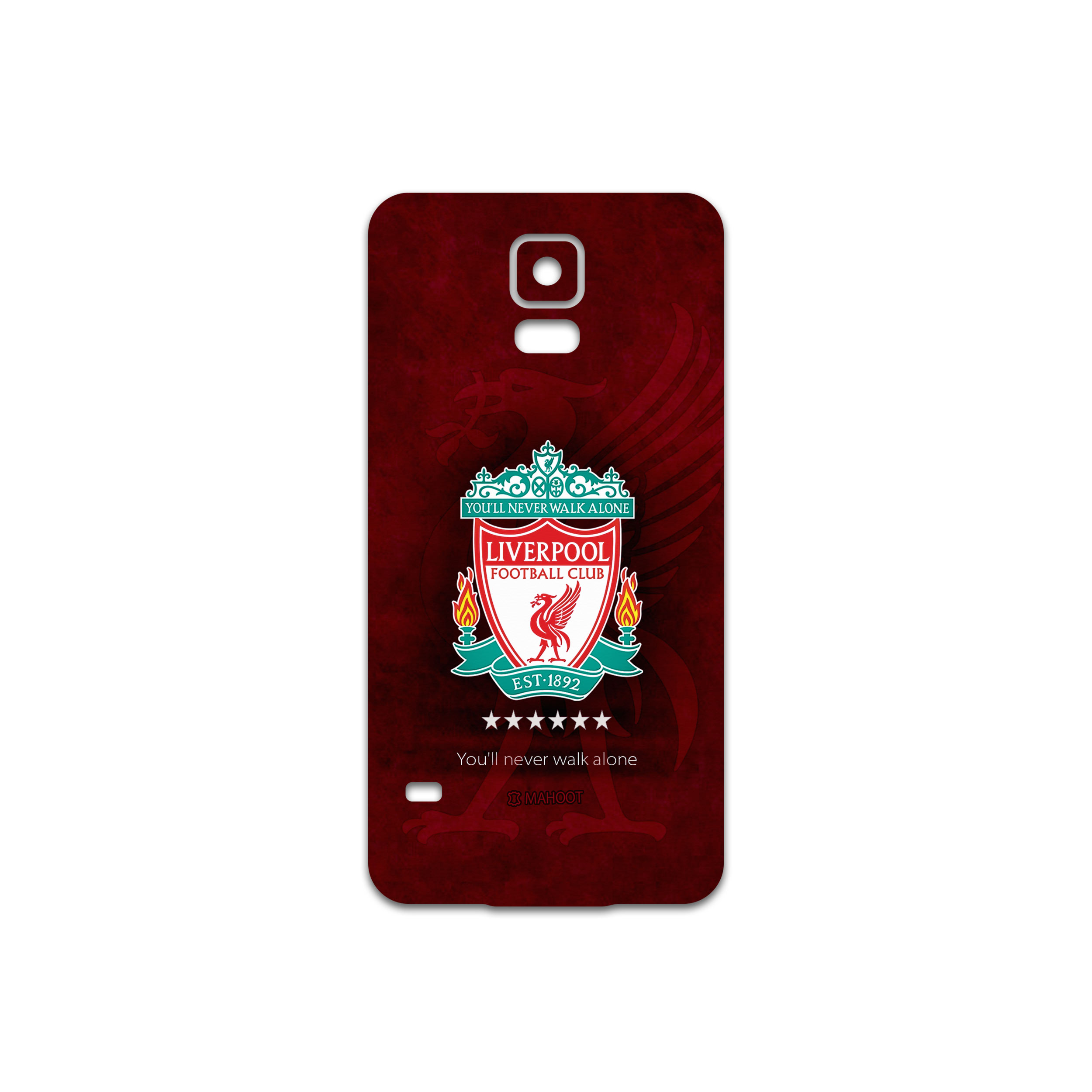 برچسب پوششی ماهوت مدل Liverpool-FC مناسب برای گوشی موبایل سامسونگ Galaxy S5