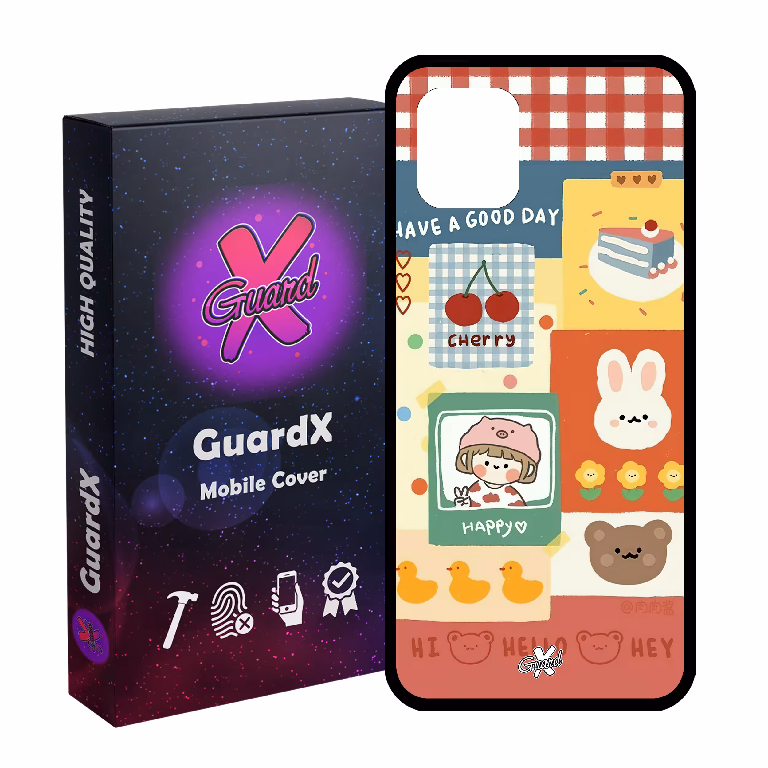 کاور گارد ایکس طرح دختر مدل Glass10515 مناسب برای گوشی موبایل سامسونگ Galaxy Note 10 Lite / A81