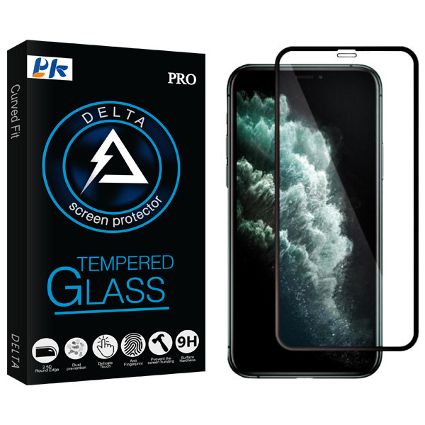 محافظ صفحه نمایش سرامیکی پی کی مدل Delta Glass مناسب برای گوشی موبایل اپل Iphone 11 pro | کالا برتری