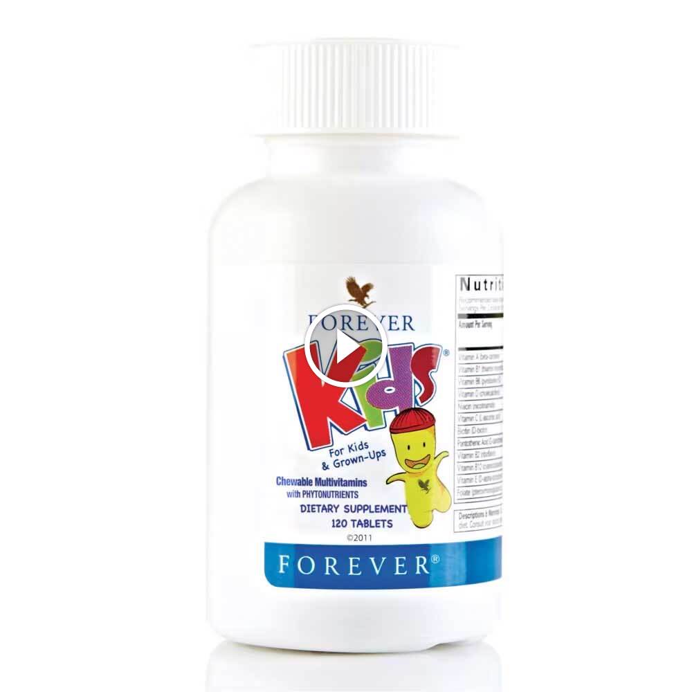 مکمل غذایی کیدز فوراور (انقضا 2027)(مولتی ویتامین جویدنی کودکان) / Forever Kids multi vitamins