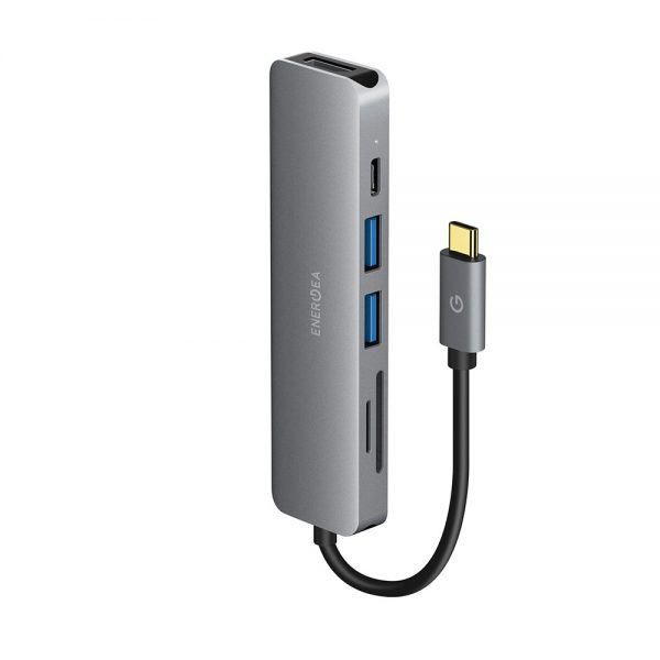 هاب و شارژر نوع C انرژیا مدل AluHub HD