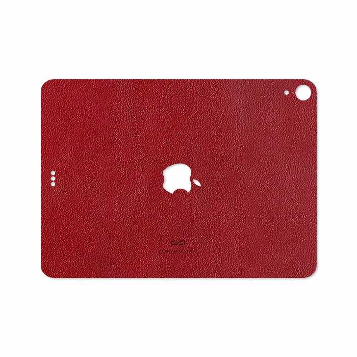 برچسب پوششی ماهوت مدل Red-Leather مناسب برای تبلت اپل iPad Pro 11 2018 A1979