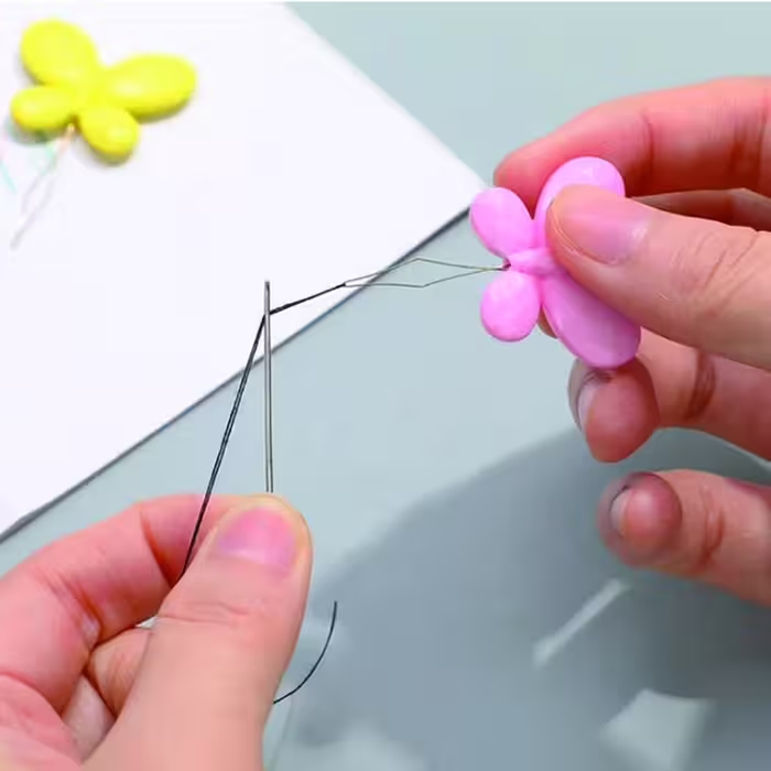 سوزن نخ کن مدل پروانه ای مدل PA06 مجموعه 6 عددی