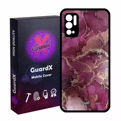 کاور گارد ایکس طرح ماربل مدل Glass10271 مناسب برای گوشی موبایل شیائومی Redmi Note 10 5G / Poco M3 Pro