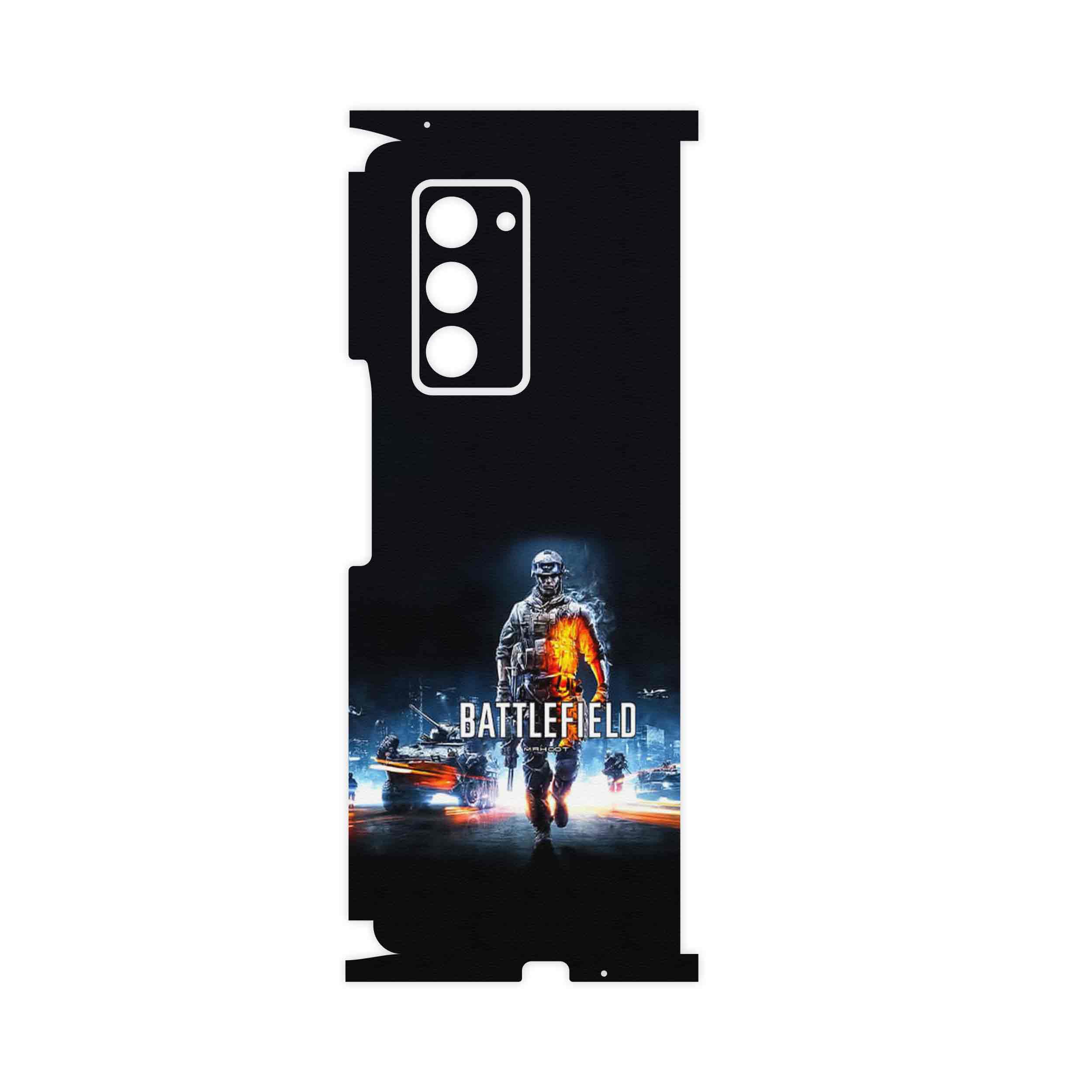 برچسب پوششی ماهوت مدل Battlefield Game Series-FullSkin مناسب برای گوشی موبایل سامسونگ Galaxy Z FOLD 2