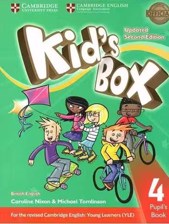 Kids Box 4 – Updated 2nd Edition SB WB CD کتاب کیدز باکس 4(کتاب دانش آموز  کتاب کار  CD)