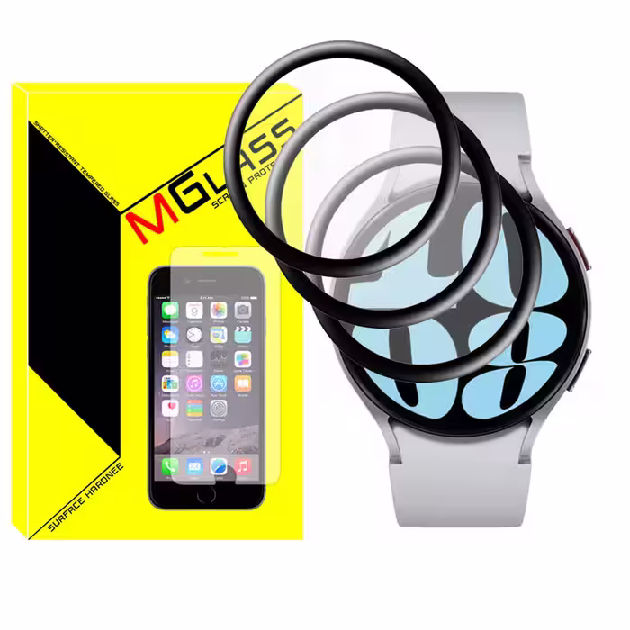 محافظ صفحه نمایش نانو ام‌گلس مدل NMG مناسب برای ساعت هوشمند سامسونگ Galaxy Watch 6 40mm بسته سه عددی | کالا برتری