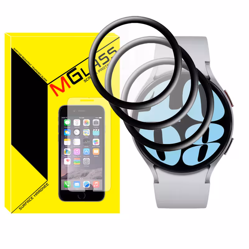 محافظ صفحه نمایش نانو ام‌گلس مدل NMG مناسب برای ساعت هوشمند سامسونگ Galaxy Watch 6 40mm بسته سه عددی | کالا برتری