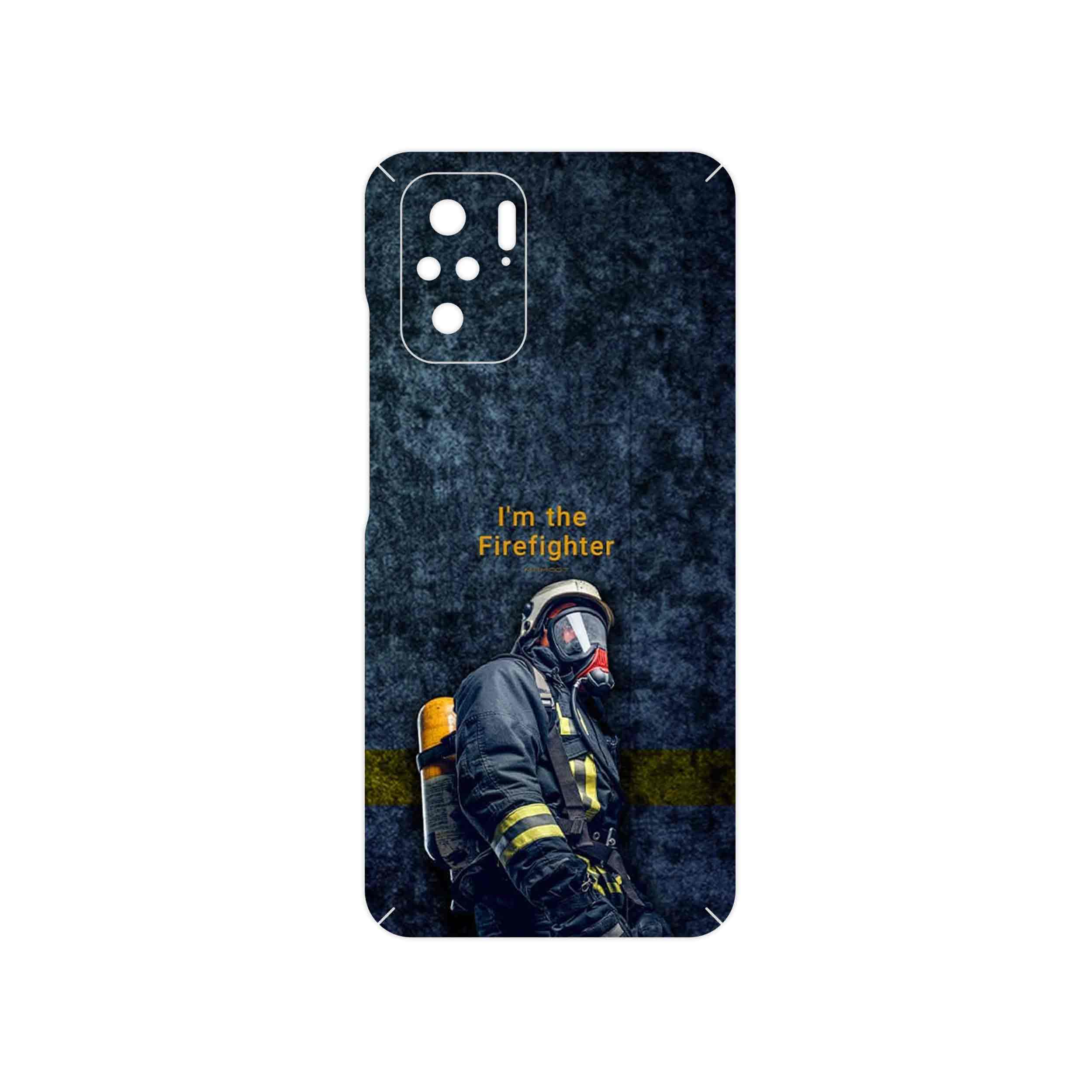 برچسب پوششی ماهوت مدل Firefighter مناسب برای گوشی موبایل شیائومی Poco M5s