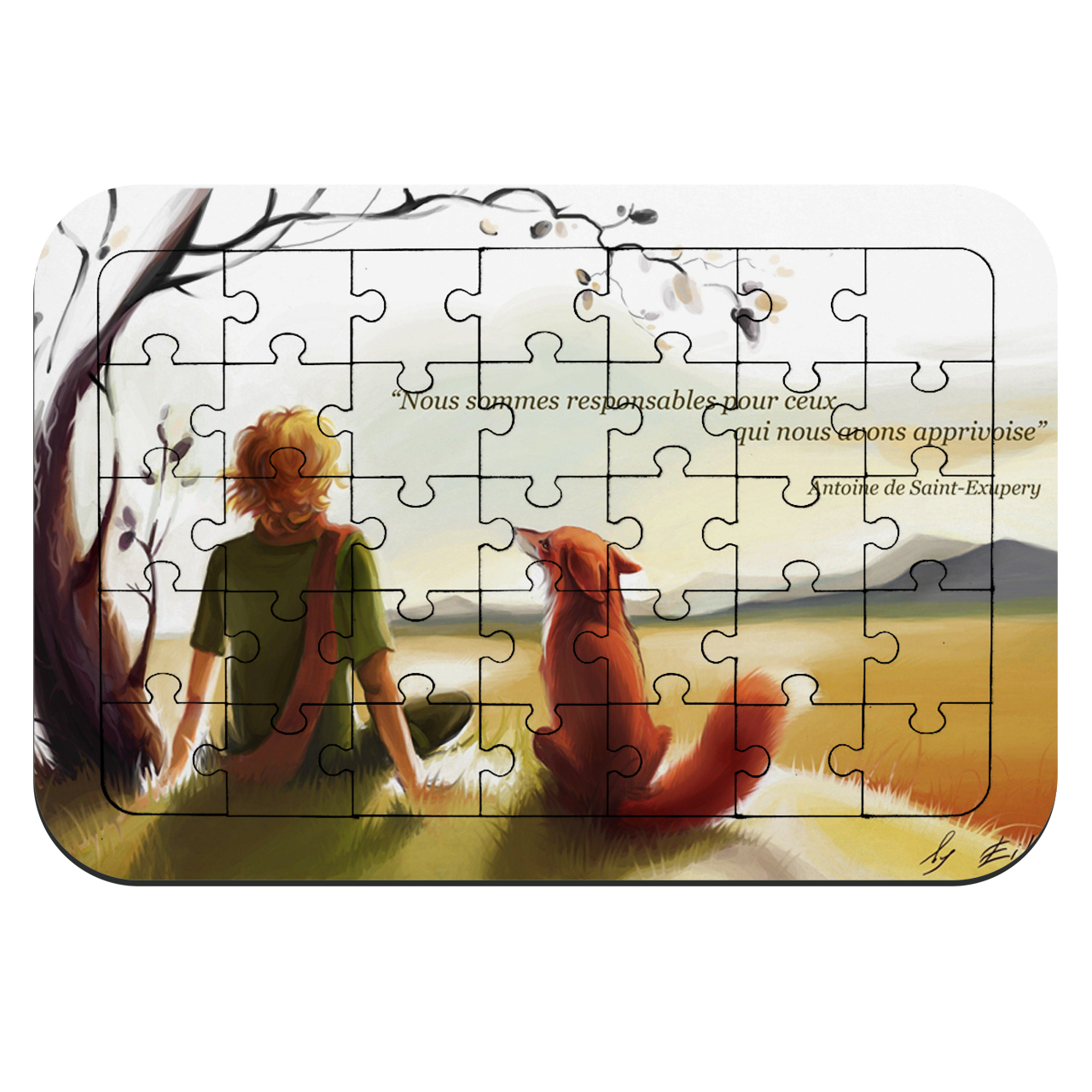 پازل 35 تکه طرح شازده کوچولو مدل NI1815