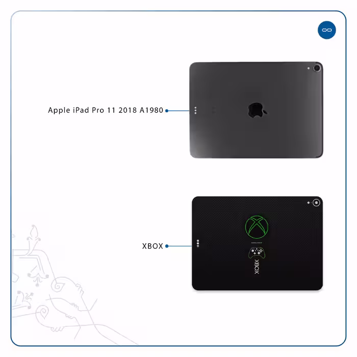 برچسب پوششی ماهوت مدل XBOX مناسب برای تبلت اپل iPad Pro 11 2018 A1980