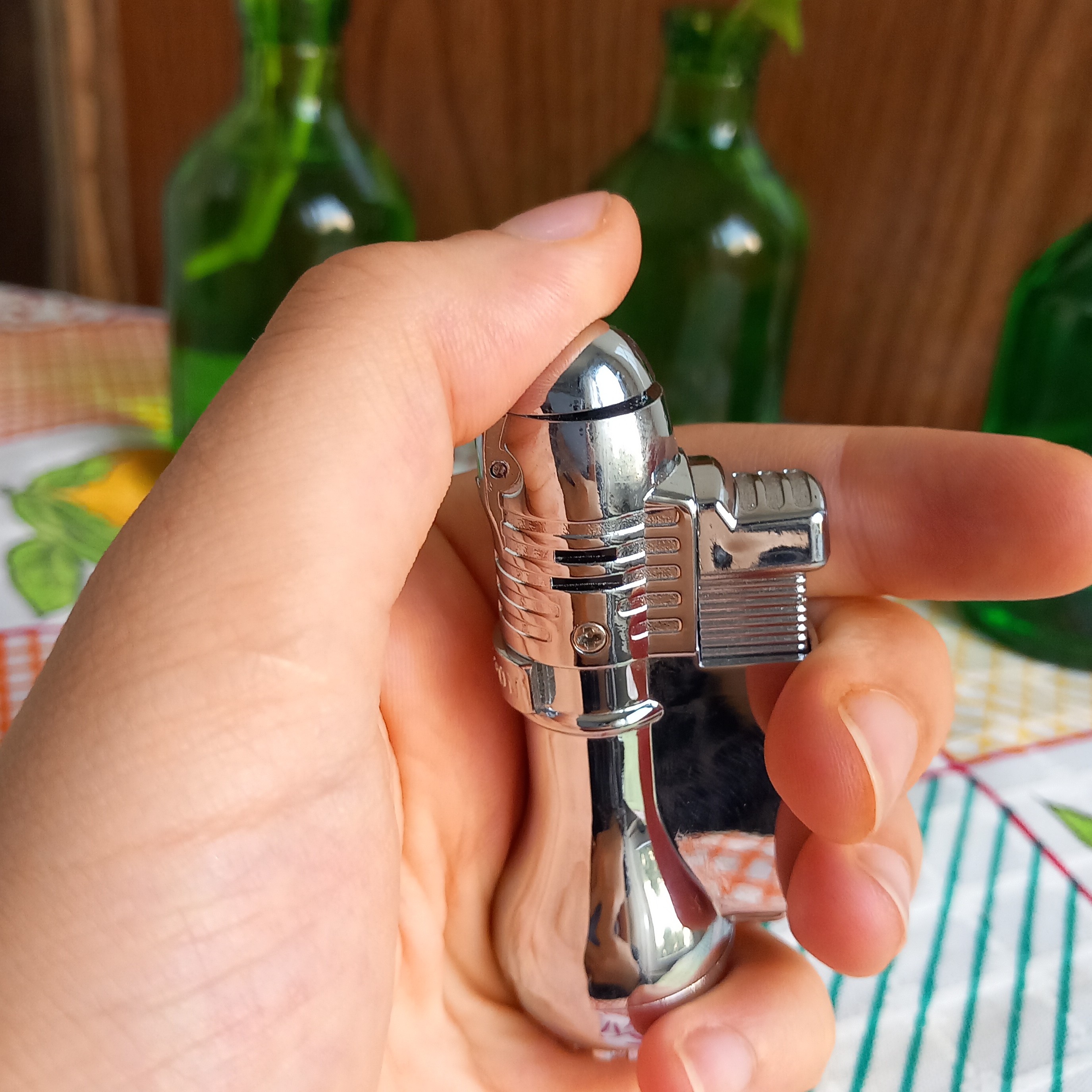 فندک اتمی نقره ای