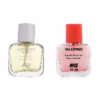 عطر جیبی زنانه نایس پاپت مدل Valentino حجم 35 میلی لیتر به همراه عطر جیبی زنانه نایس پاپت مدل Lancome Miracle