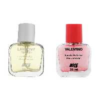 عطر جیبی زنانه نایس پاپت مدل Valentino حجم 35 میلی لیتر به همراه عطر جیبی زنانه نایس پاپت مدل Lancome Miracle