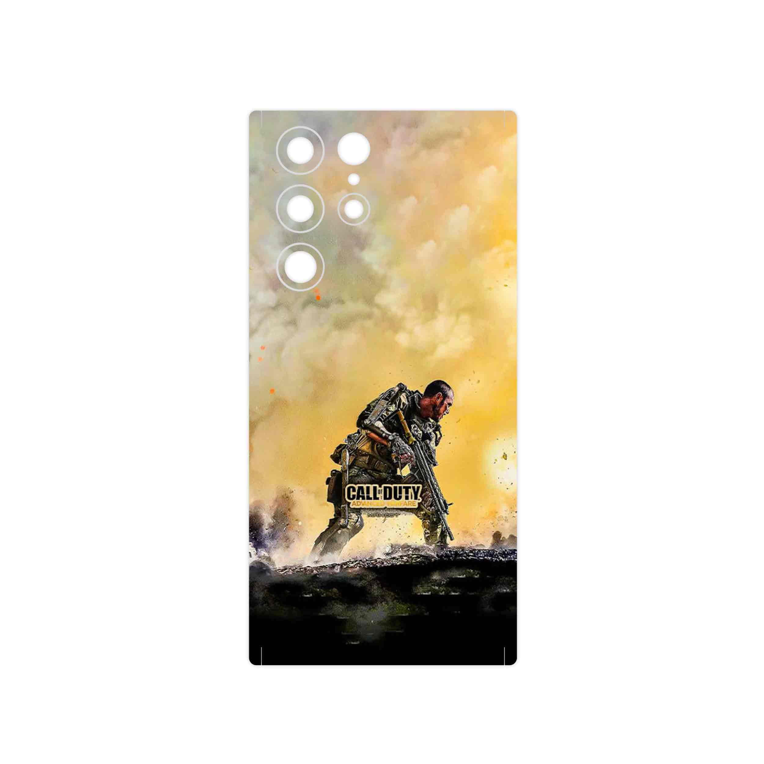 برچسب پوششی ماهوت مدل Call of Duty Warfare Game Series مناسب برای گوشی موبایل سامسونگ Galaxy S22 Ultra 5G