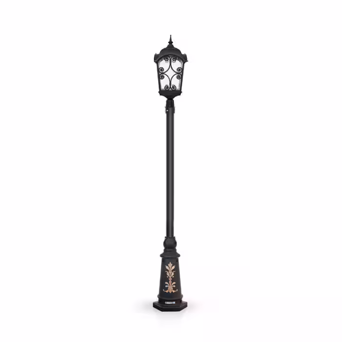 چراغ حیاطی ایستاده شب تاب مدل آروین SH-106701010