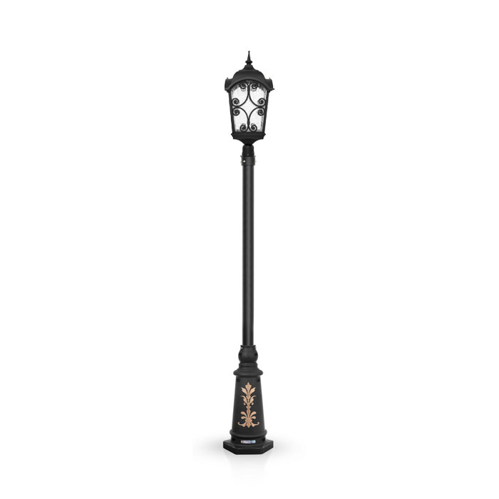 چراغ حیاطی ایستاده شب تاب مدل آروین SH-106701010