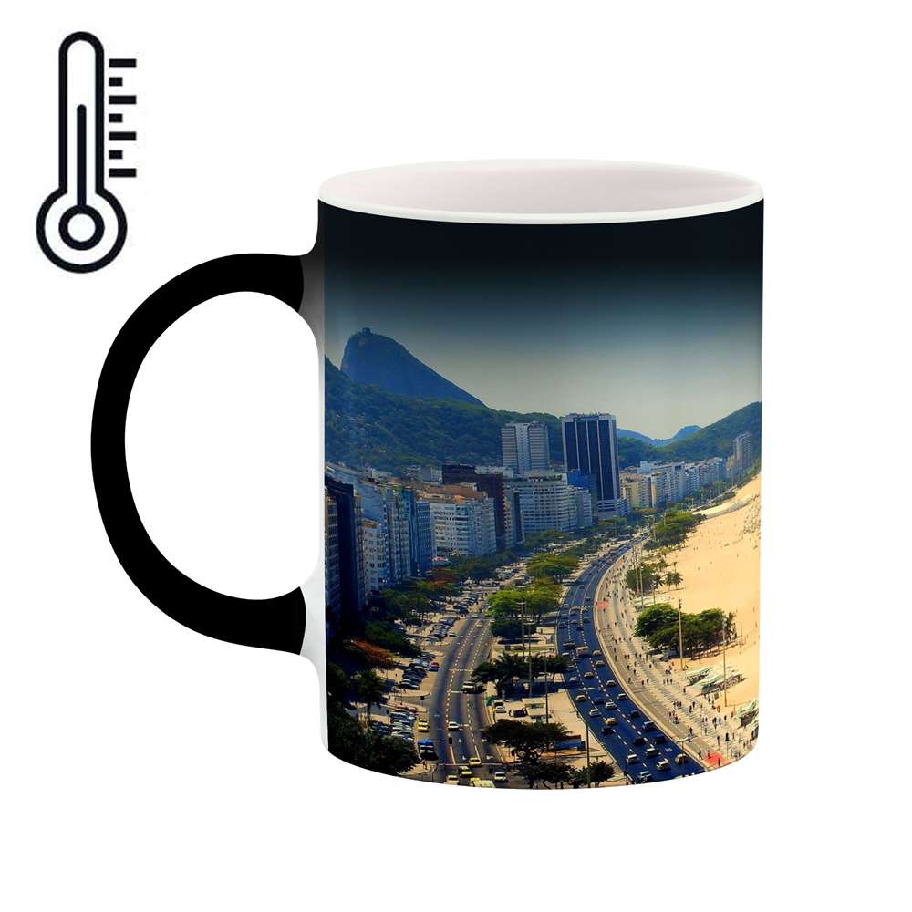 ماگ حرارتی کاکتی طرح شهر مدل mgh13325