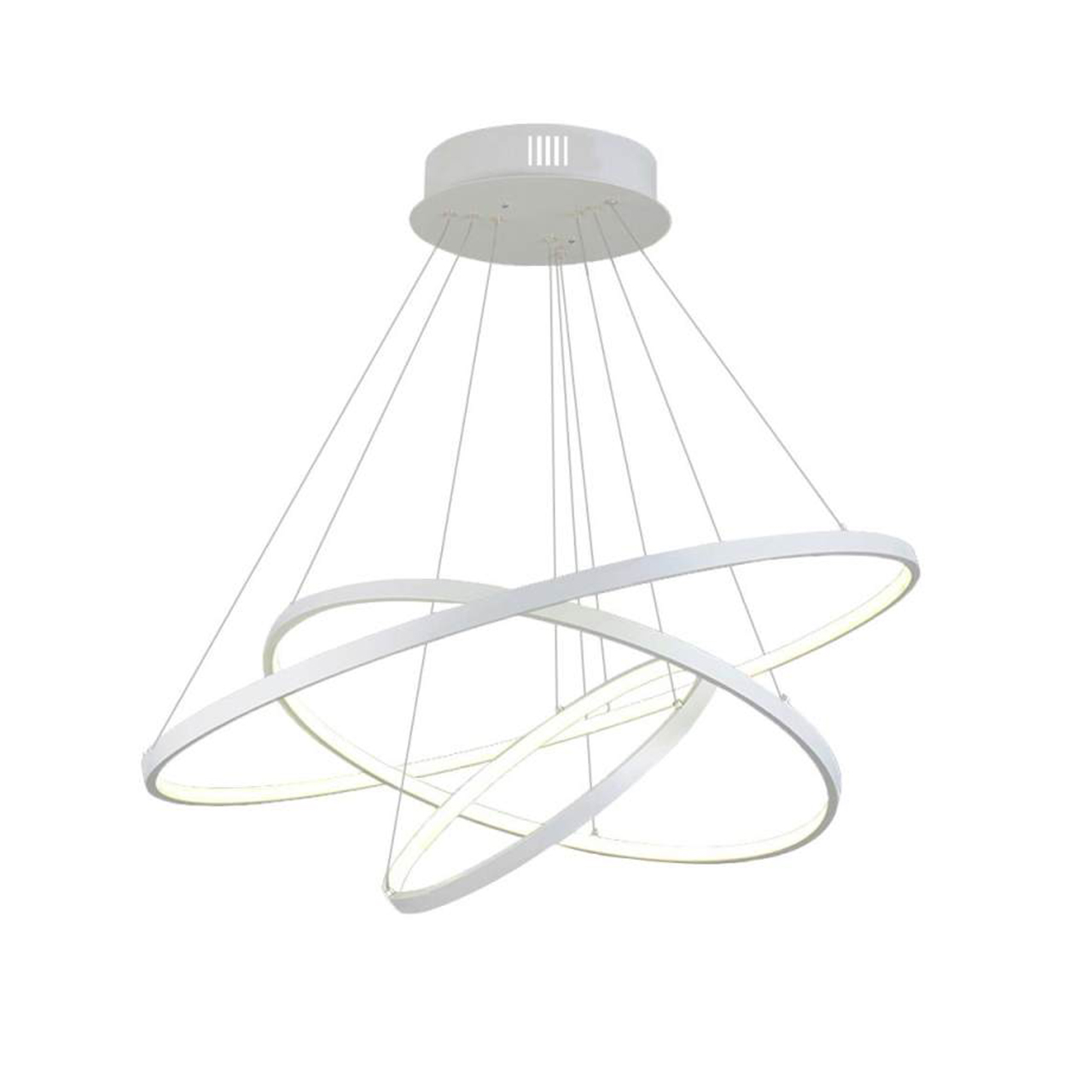 لوستر آویز چشمه نور کد L6325/3H-WT