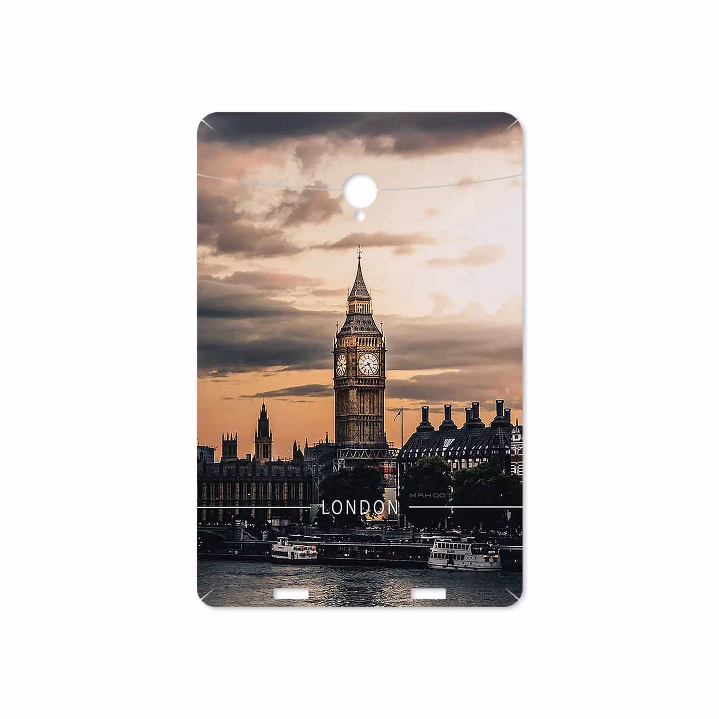 برچسب پوششی ماهوت مدل London City مناسب برای تبلت وریکو Unipad