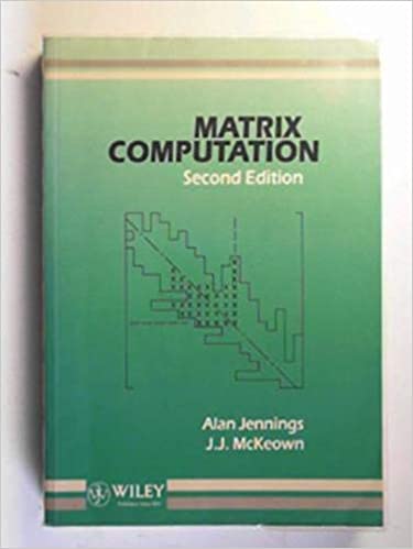 خرید و دانلود نسخه کامل کتاب Matrix Computation (2nd Edition) BY Jennings - Pdf