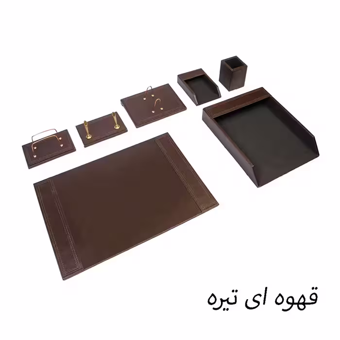 ست لوازم اداری رومیزی مدل S147 مجموعه 7عددی