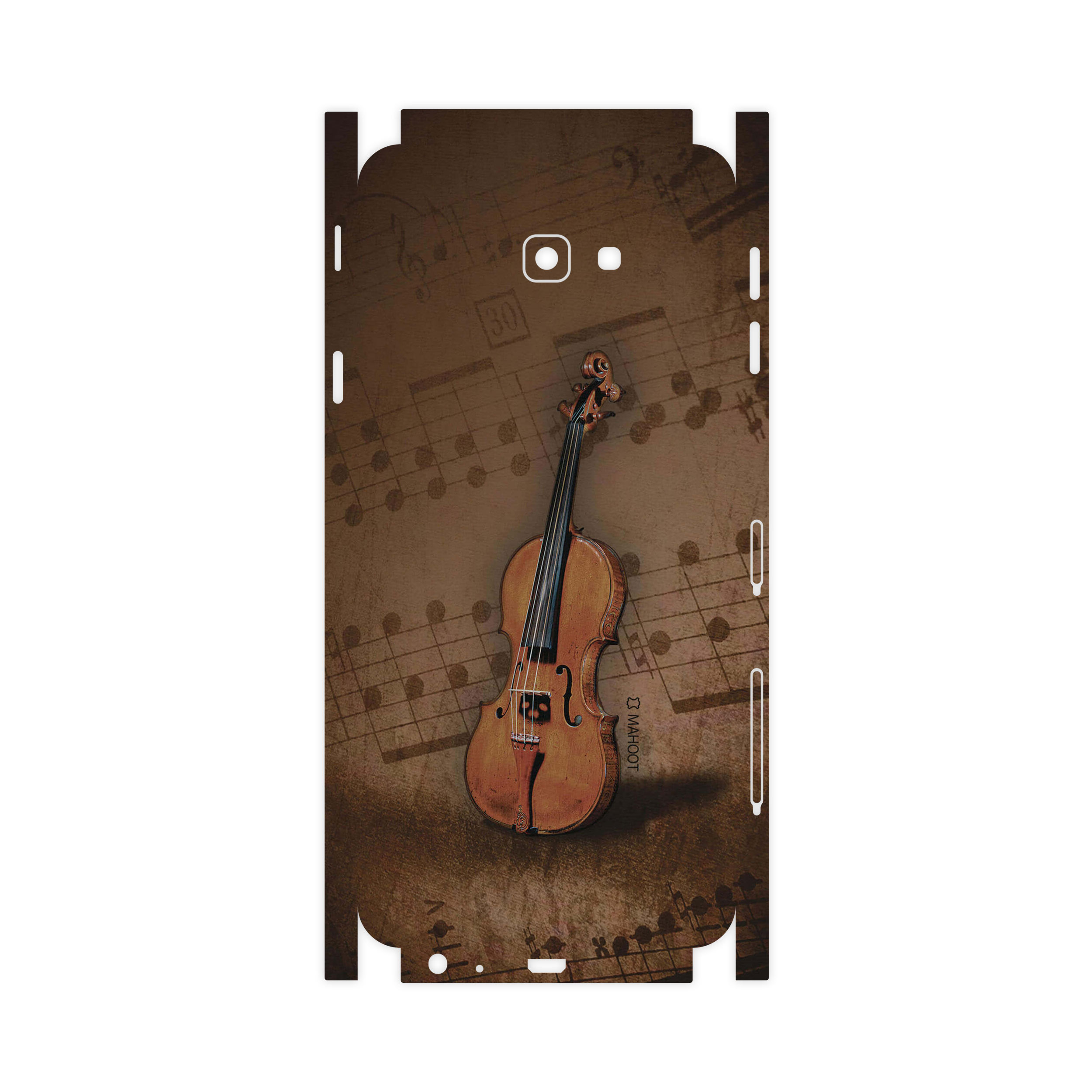 برچسب پوششی ماهوت مدل Violin-Instrument-FullSkin مناسب برای گوشی موبایل سامسونگ Galaxy J4 Plus