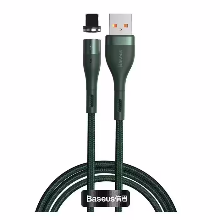قیمت و خرید کابل تبدیل 1 متری USB به لایتنینگ بیسوس مدل Zinc Magnetic CALXC-K06 | یاس ارتباط