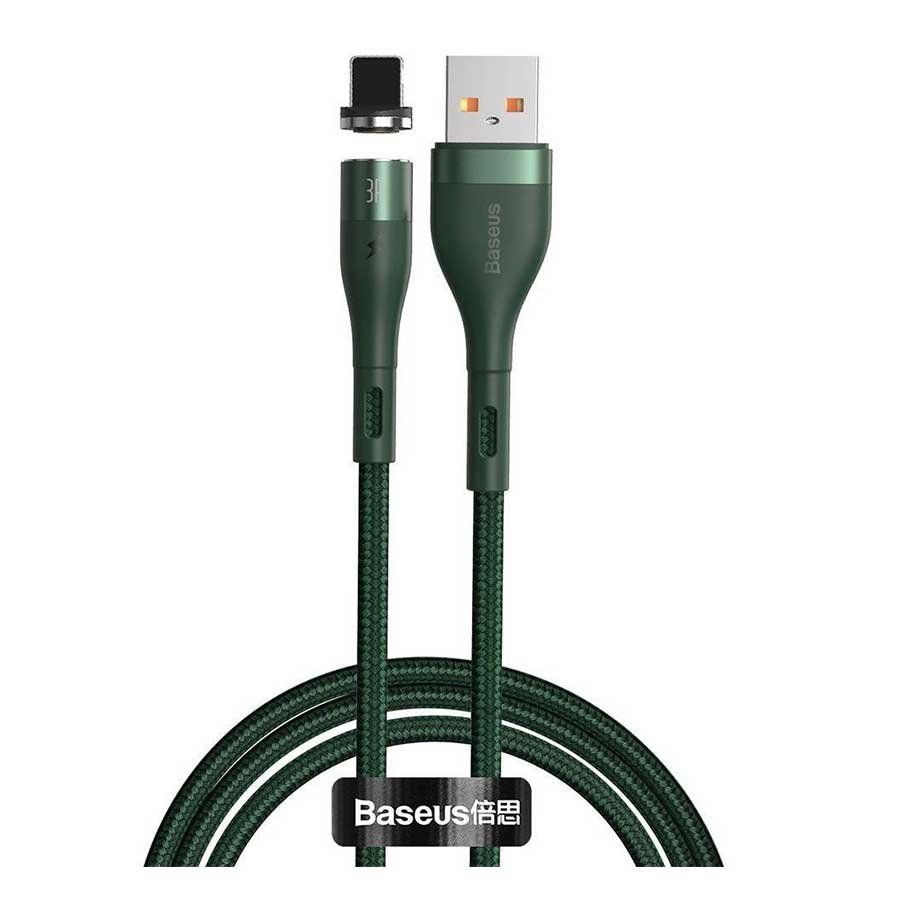 قیمت و خرید کابل تبدیل 1 متری USB به لایتنینگ بیسوس مدل Zinc Magnetic CALXC-K06 | یاس ارتباط