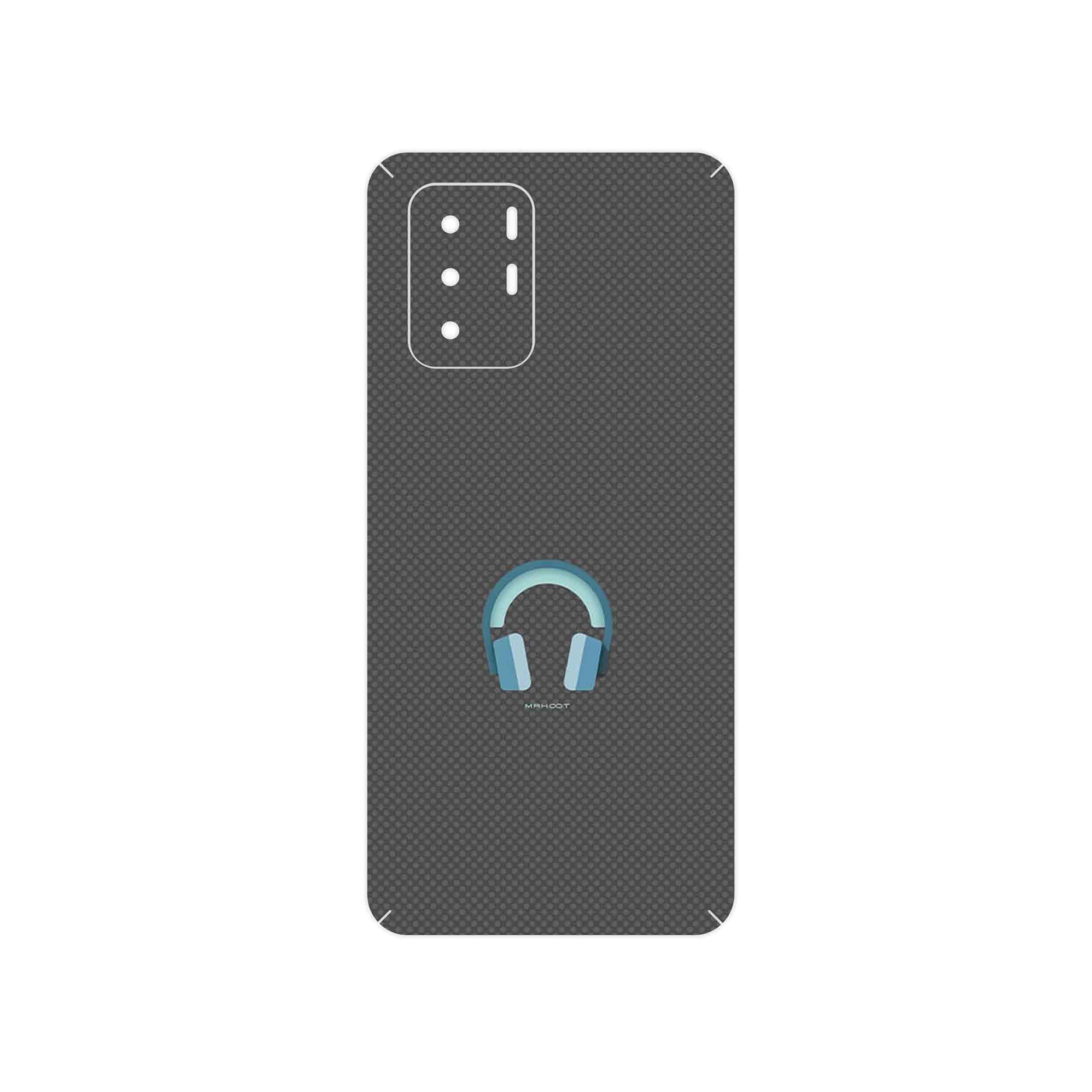 برچسب پوششی ماهوت مدل Minimal Headphone Icon مناسب برای گوشی موبایل شیائومی Redmi Note 10 Pro (China)