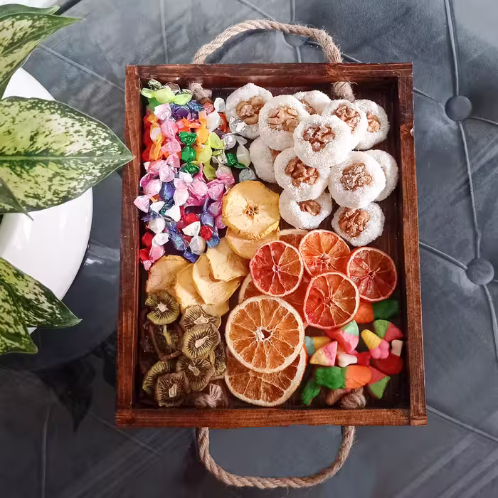 سینی مدل دسته کنفی