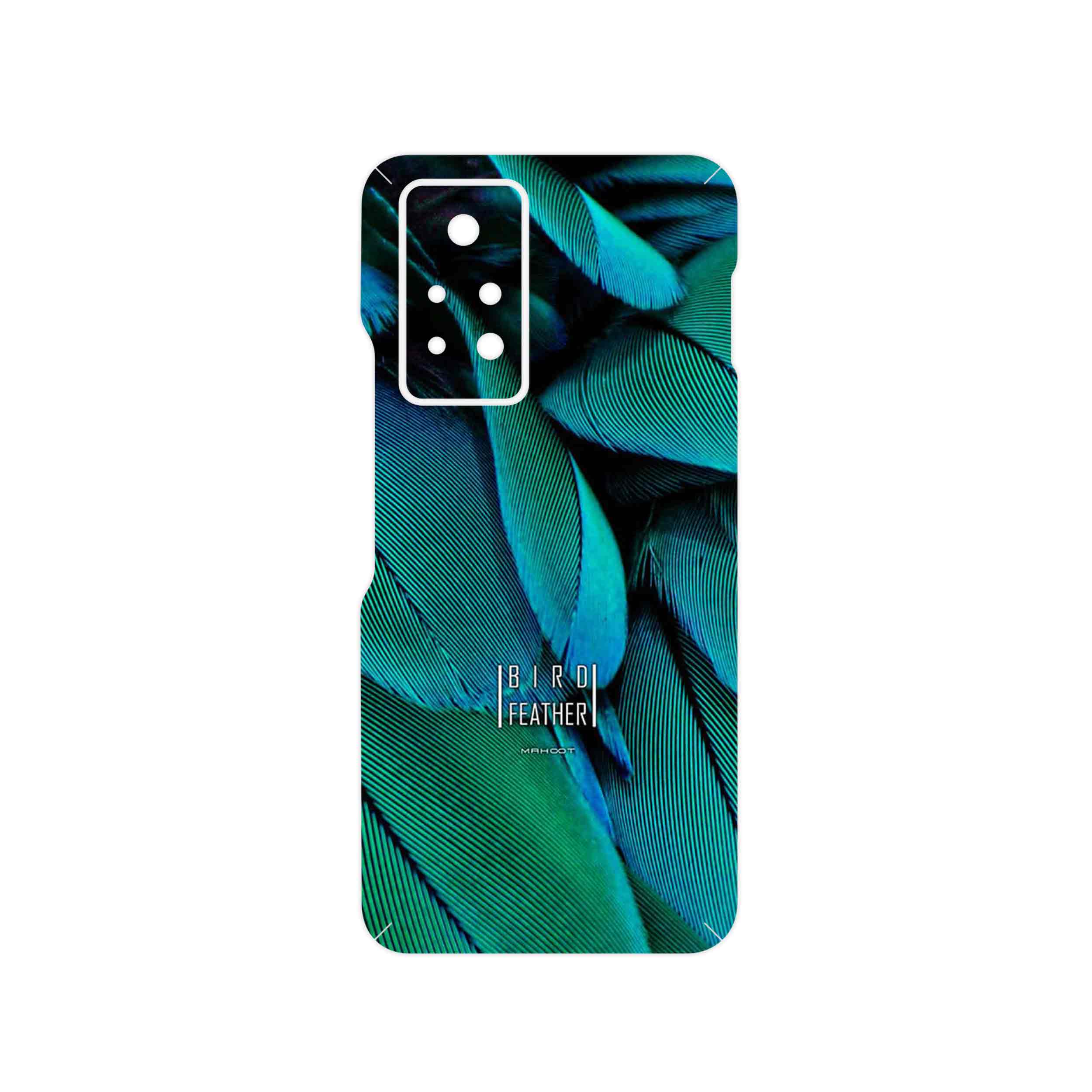 برچسب پوششی ماهوت مدل Green Feather مناسب برای گوشی موبایل اینفینیکس Note 11 Pro
