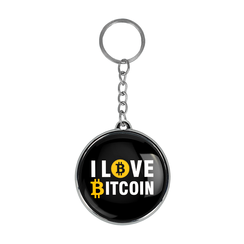 جاکلیدی خندالو طرح I Love Bitcoin مدل دوطرفه کد 1088910899