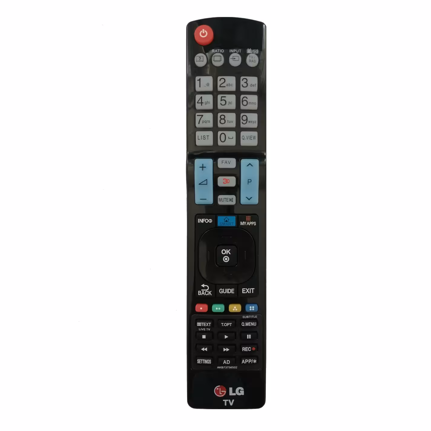 ریموت کنترل تلویزیون  مدل AKB73756502