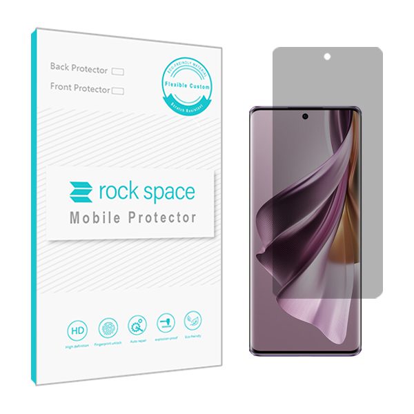 گلس اوپو Reno10 Pro مدل نانو هیدروژل پرایوسی برند راک اسپیس کد S