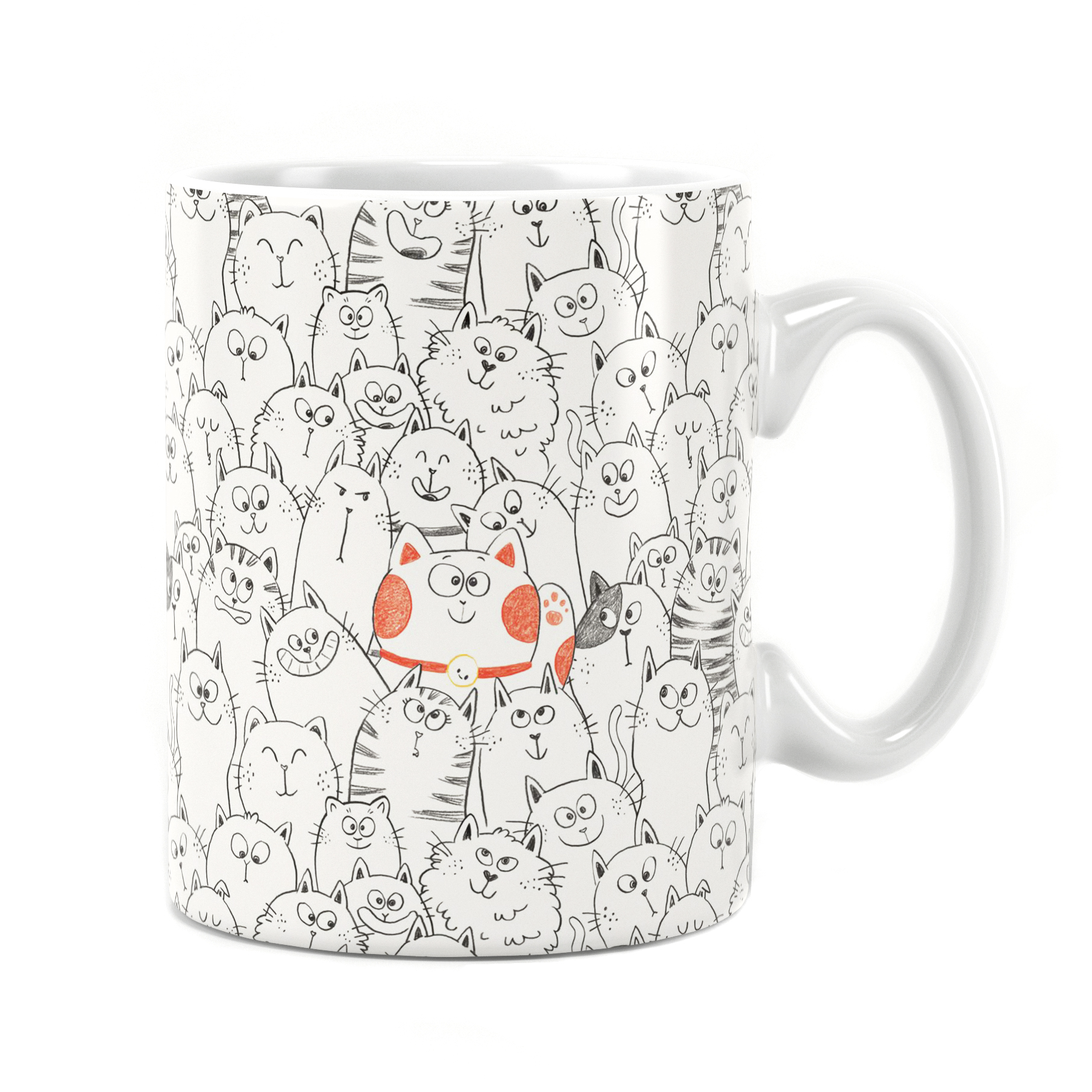 ماگ راویتا طرح گربه مدل 1317