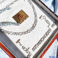 سرویس کارتیر جواهری نقره 925 فول نگین و کیفیت درجه یک