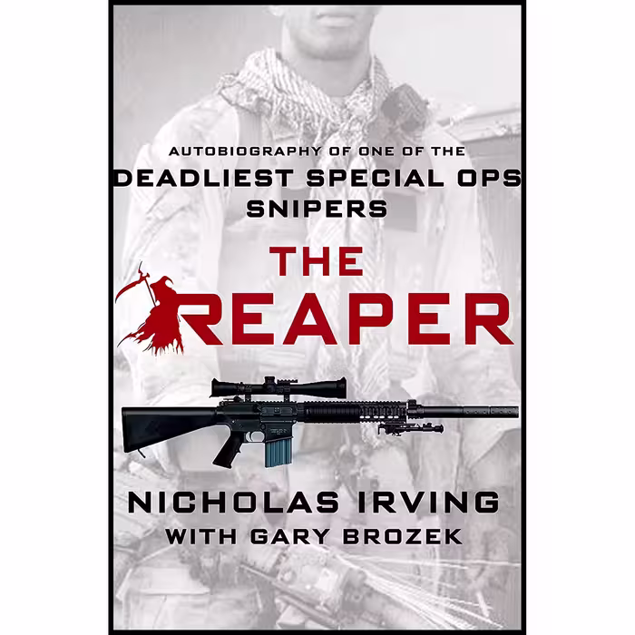 کتاب The Reaper اثر Nicholas Irving and Gary Brozek انتشارات St. Martins Press