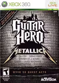 بازی ایکس باکس 360 guitar hero metallica